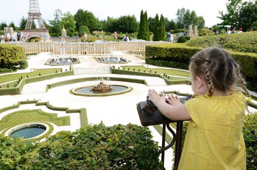 Paris com crianças Parque de Miniaturas