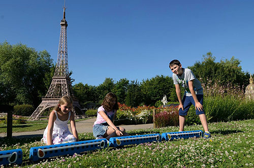 Paris com crianças Parque de Miniaturas