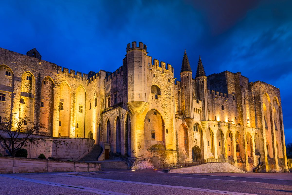 Palacio dos Papas em Avignon