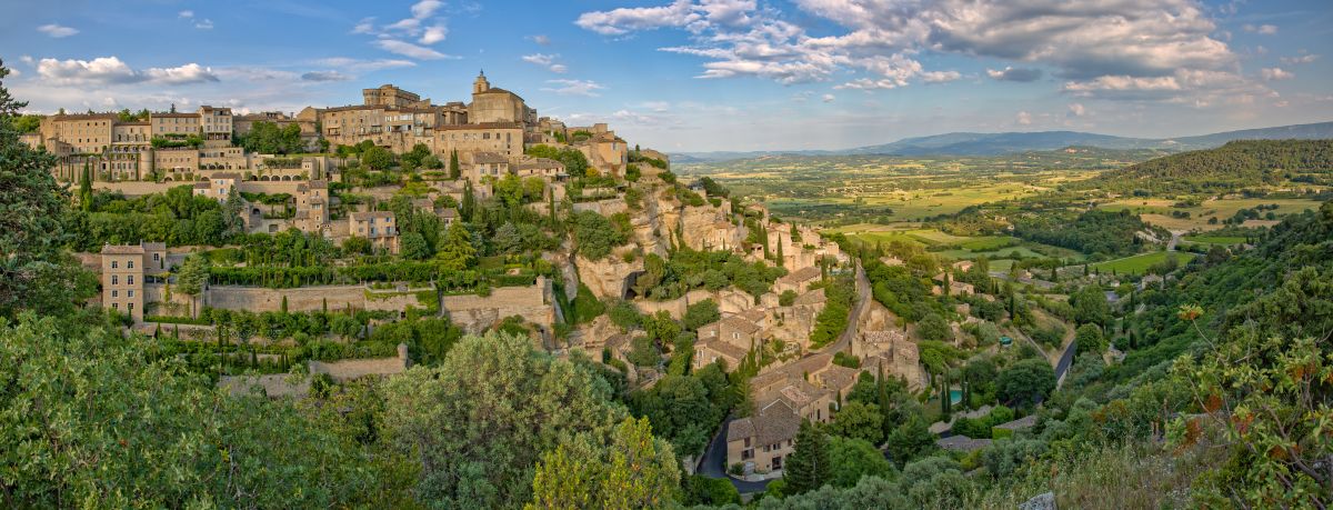 O vilarejo de Gordes no Luberon, Provence. 