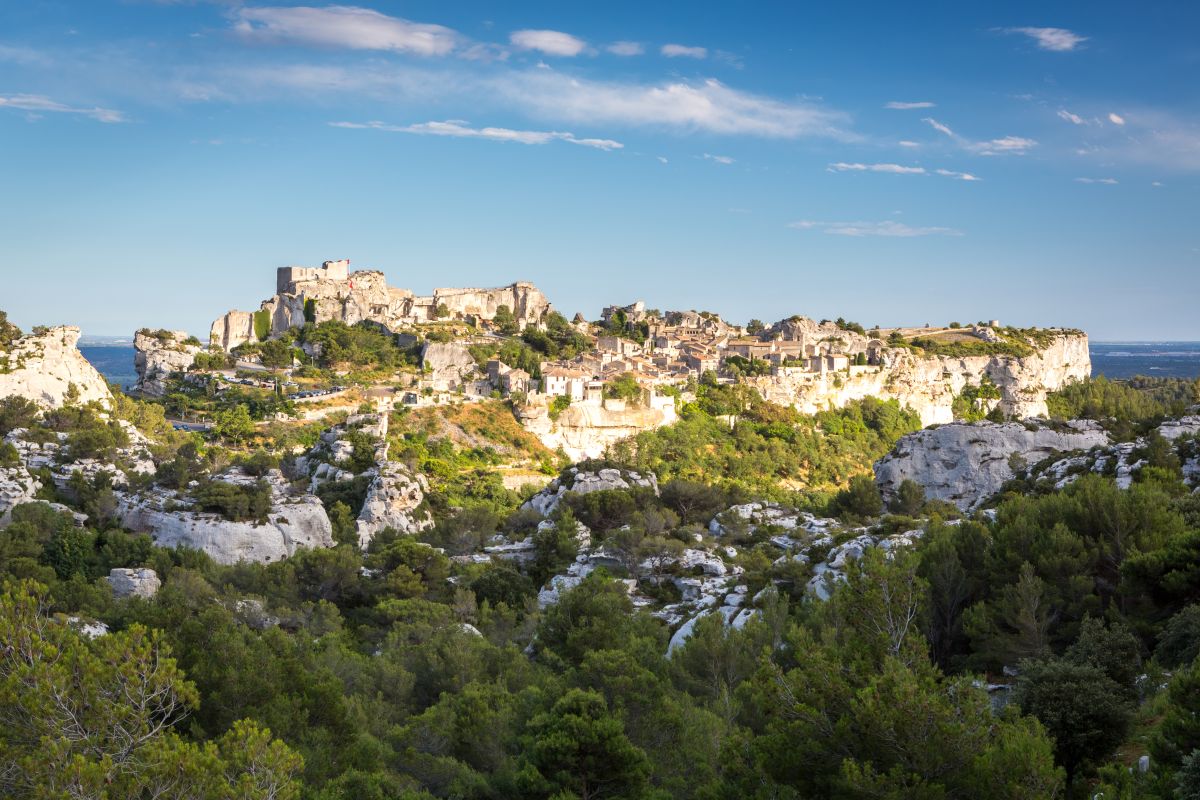 O vilarejo Baux de Provence.