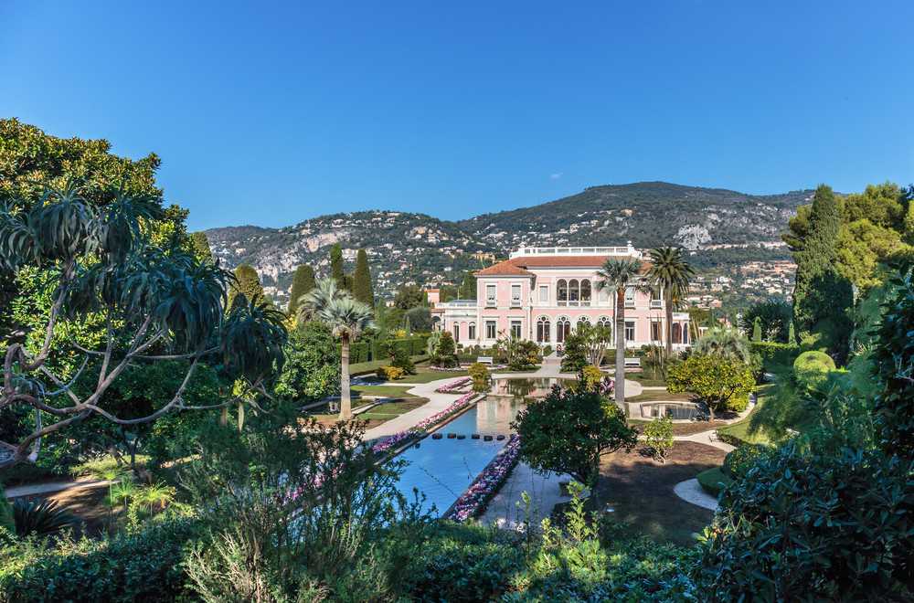 O que visitar na Côte d'Azur: a Villa Ephrussi de Rothschild em Cap Ferrat.