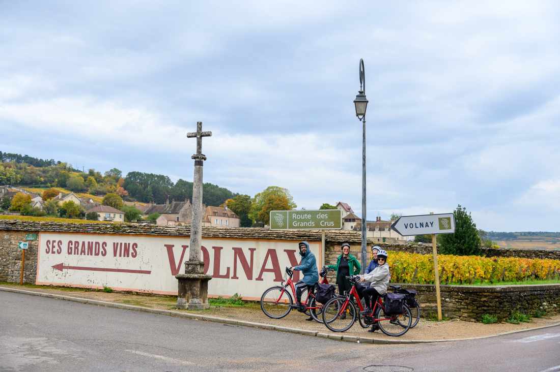 A Rota dos Grands Crus, na Borgonha.