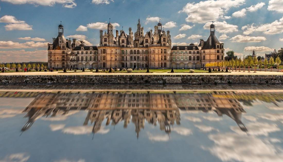 Castelo Chambord no Vale do Loire França