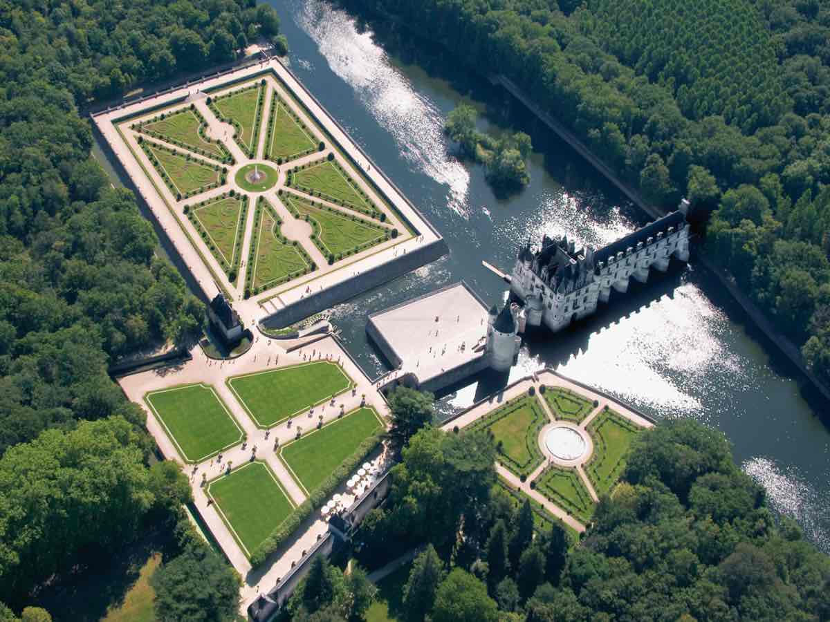 Castelo Chenonceau no Vale do Loire França