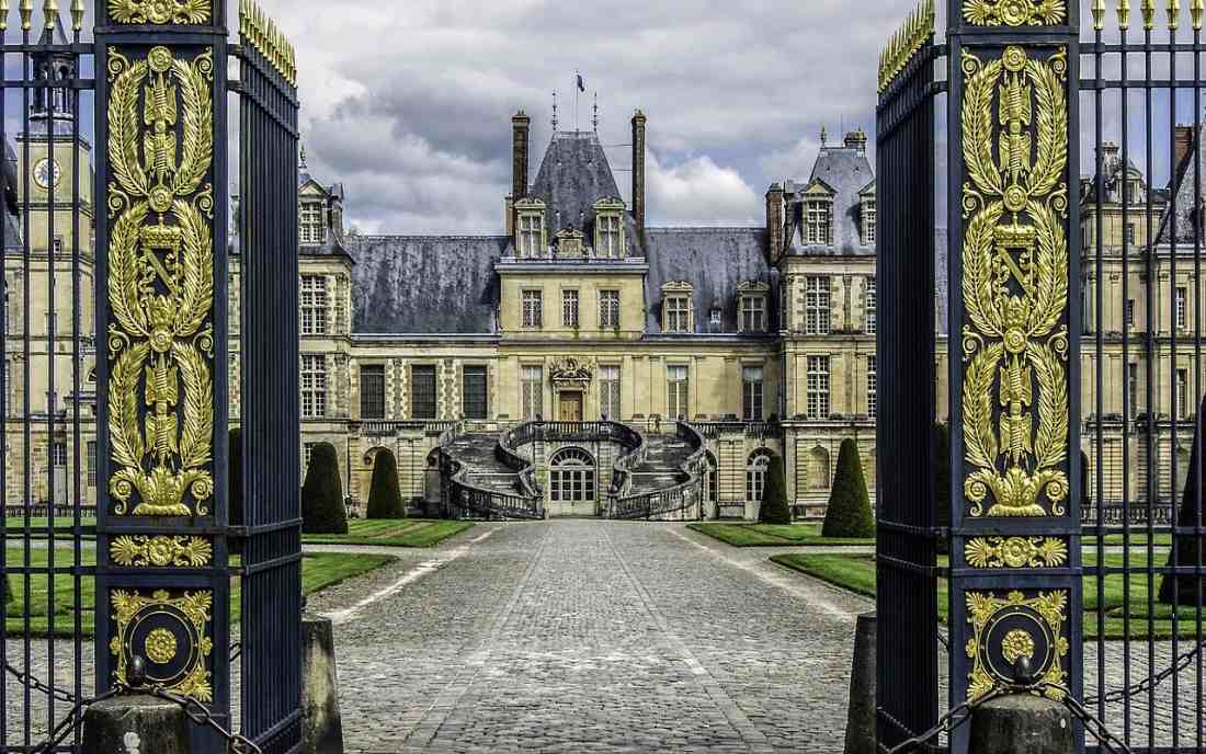 Castelo de Fontainebleau na França