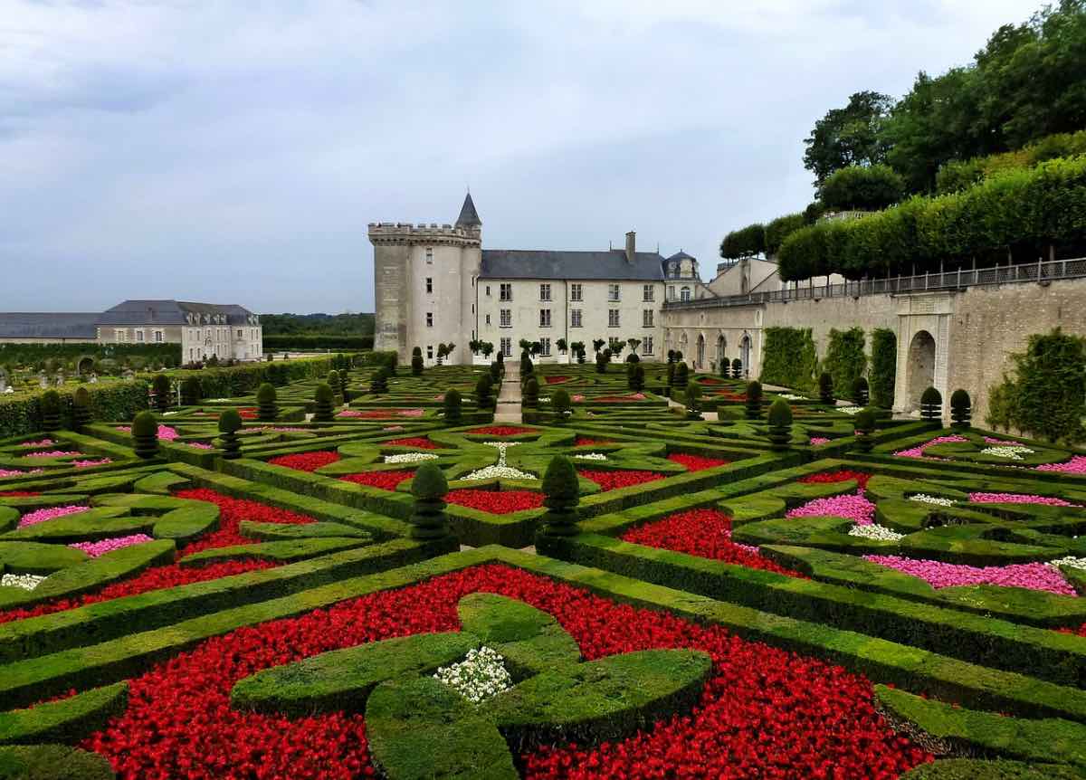 Castelo Villandry no Vale do Loire França