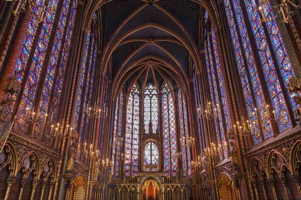 paris em maço sainte chapelle