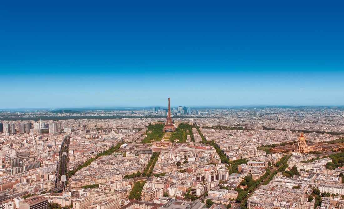 Vista de Paris do alto da Torre Montparnasse