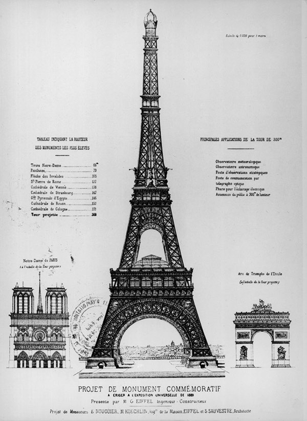 torre eiffel desenho