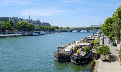 margens do sena dia de sol paris em junho