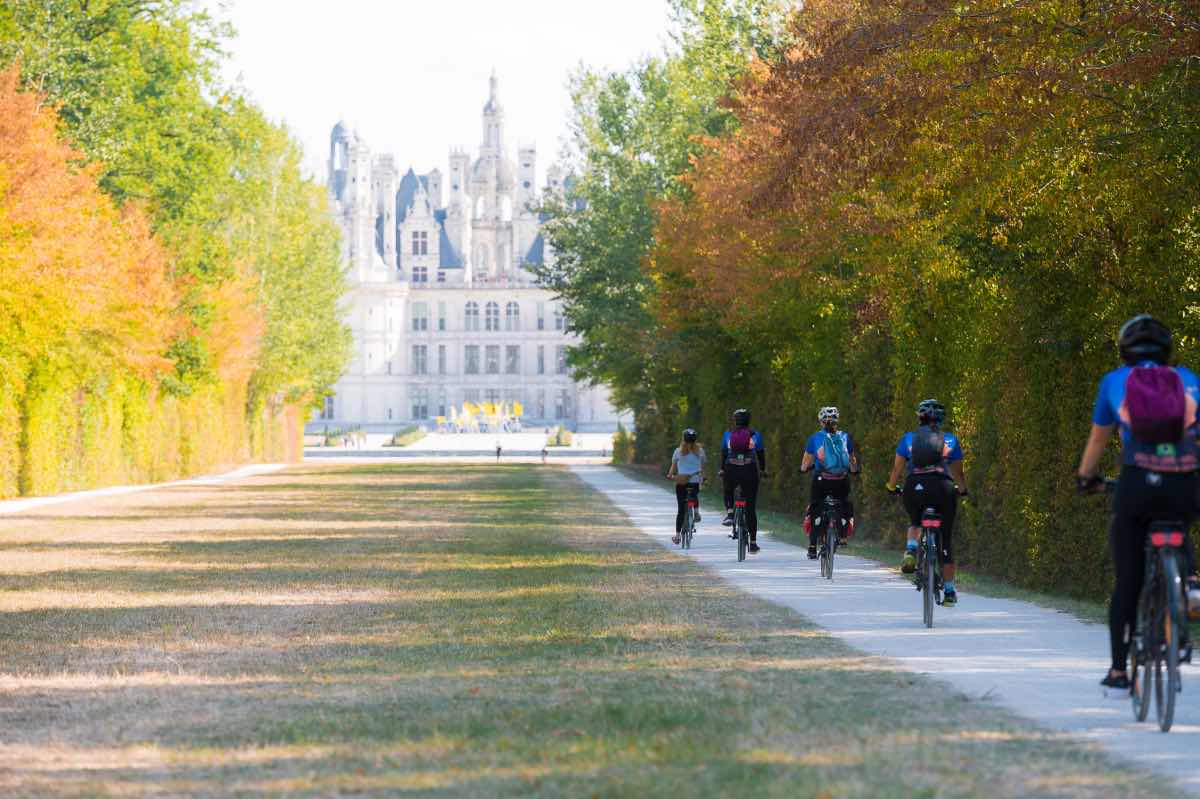 viagem de bicicleta frança vale do Loire chambord