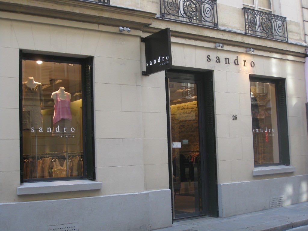 outlets em paris sandro