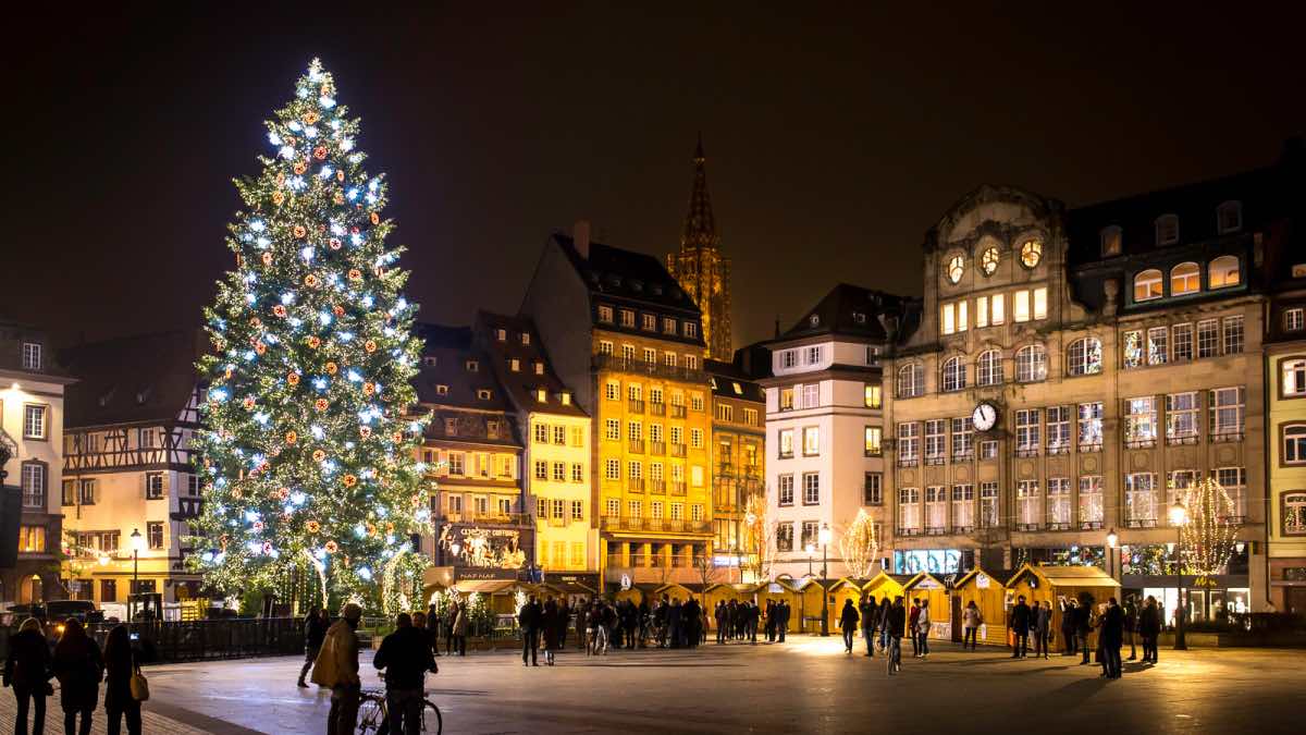 arvore de natal mercados de natal de estrasburgo