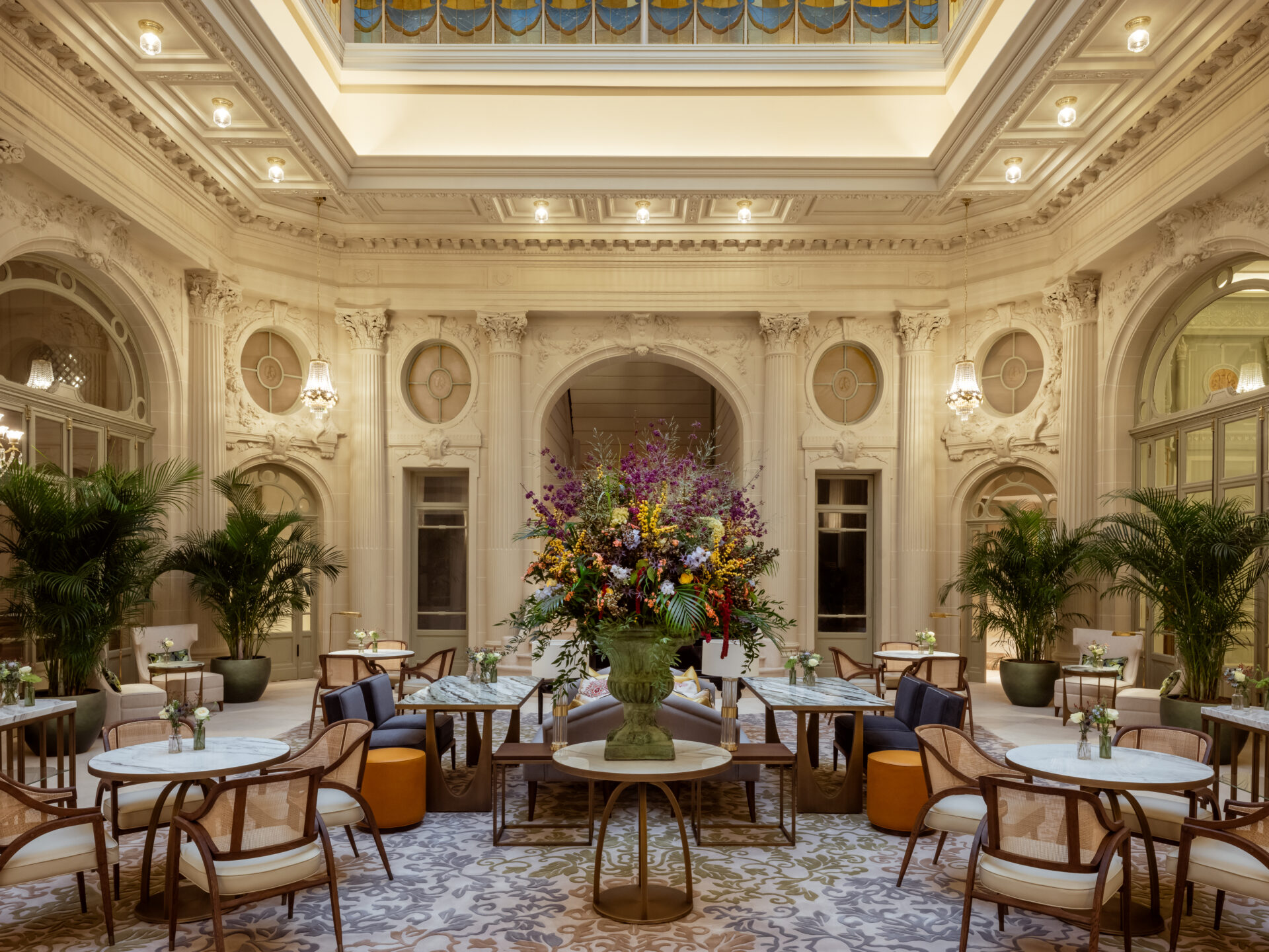 Palm Court hotel Corinthia Brussels bruxelas belgica