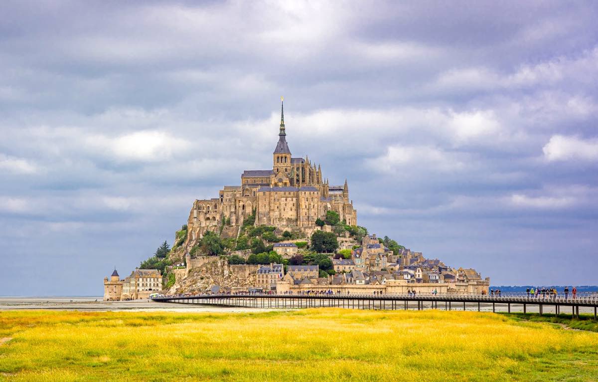 Cicloturismo na França Mont Saint Michel Normandia