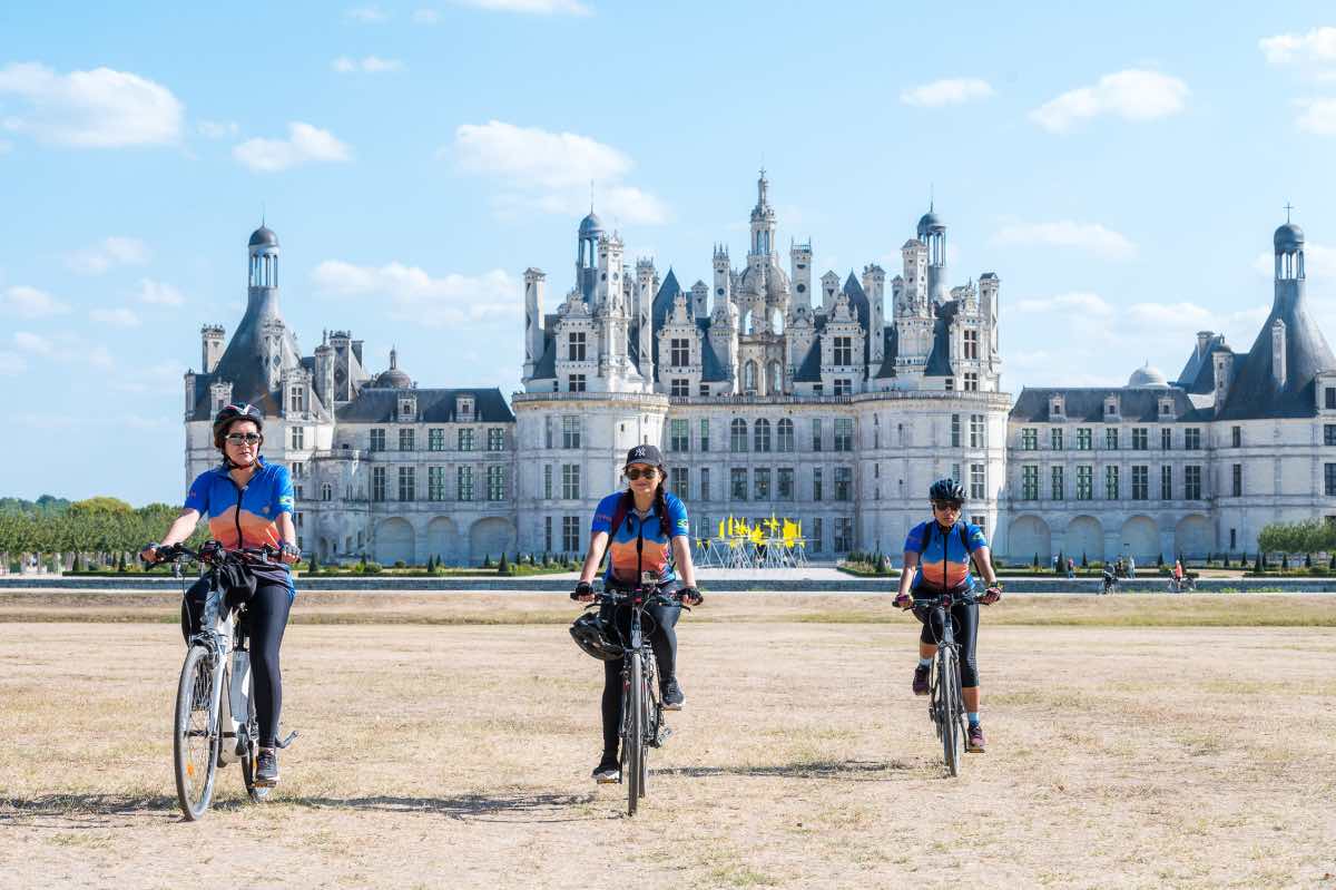 Viagem de bike na França Vale do Loire Chambord